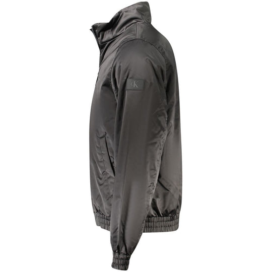 Calvin Klein Schwarze Polyester Herren Jacke