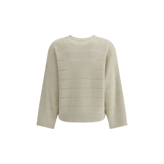 Brunello Cucinelli Schillernder Pullover aus Kaschmir und Wolle