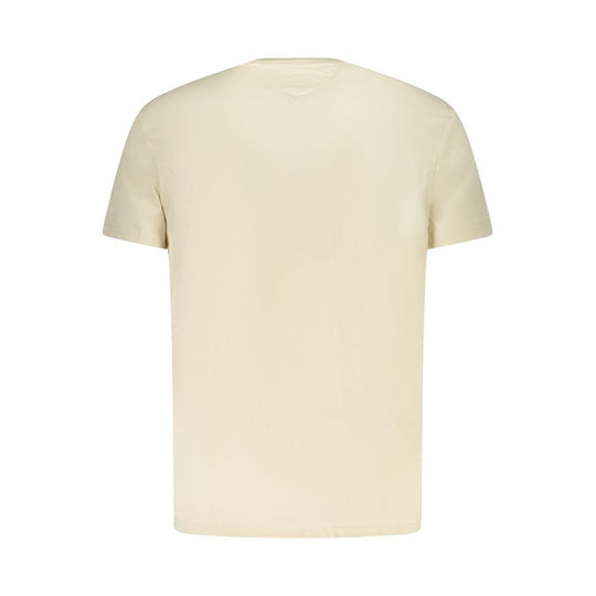 Tommy Hilfiger Beige Baumwolle Männer T-Shirt