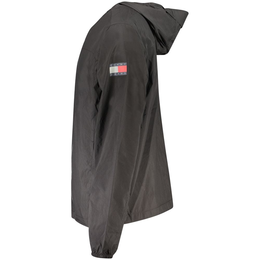 Tommy Hilfiger Schwarze Polyamid Herren Jacke