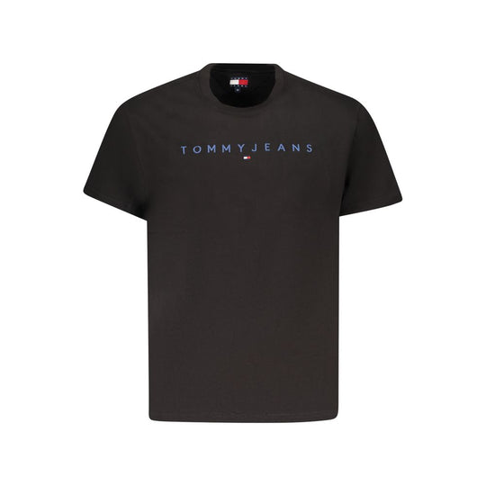 Tommy Hilfiger Schwarzes Baumwolle Männer T-Shirt
