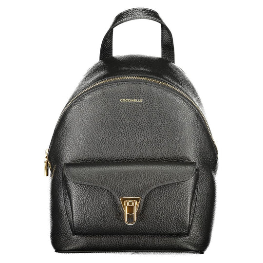 Coccinelle Schwarzer Leder-Rucksack für Frauen