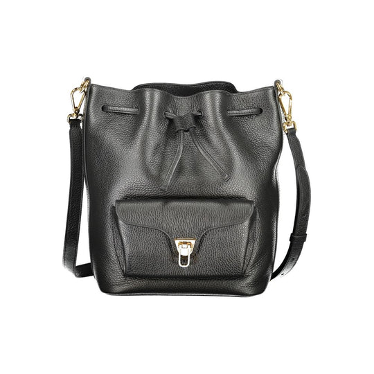 Coccinelle Schwarzes Leder Frauen Handtasche