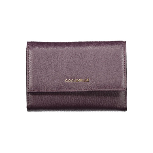 Coccinelle Lila Leder Damen Geldbörse