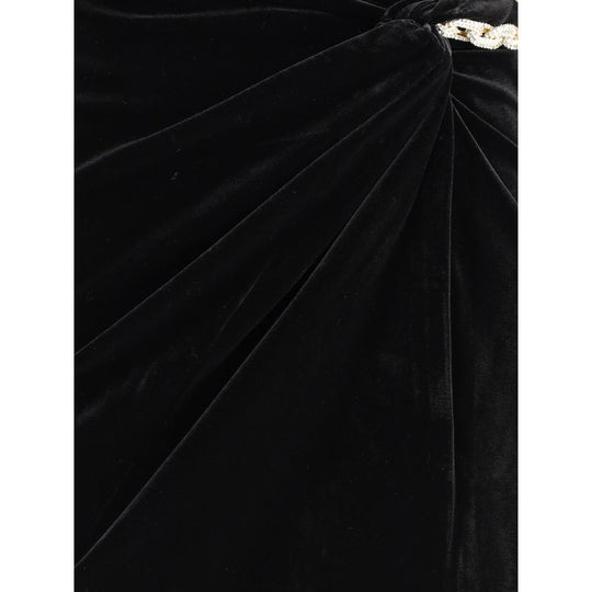 Self-Portrait Kurzes Samtkleid