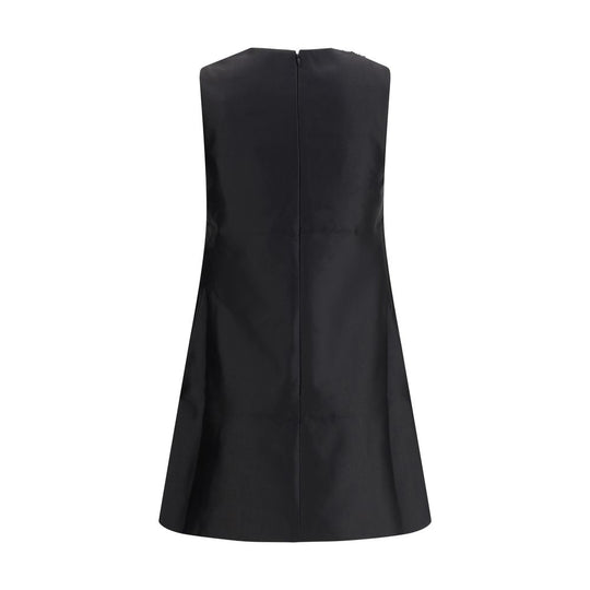 Self-Portrait Kurzes Kleid aus Taft mit verzierten Borten
