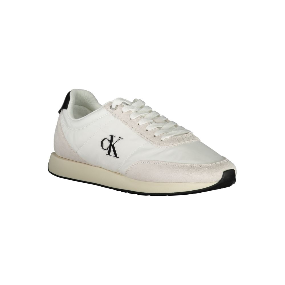 Calvin Klein Weiß Polyester Männer Sneaker