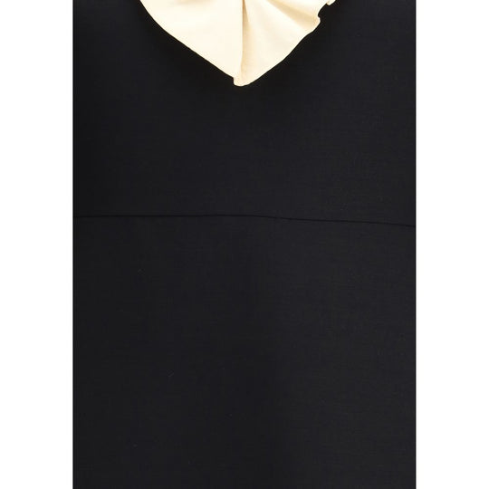 Valentino Kurzes Kleid aus Wolle und Seide