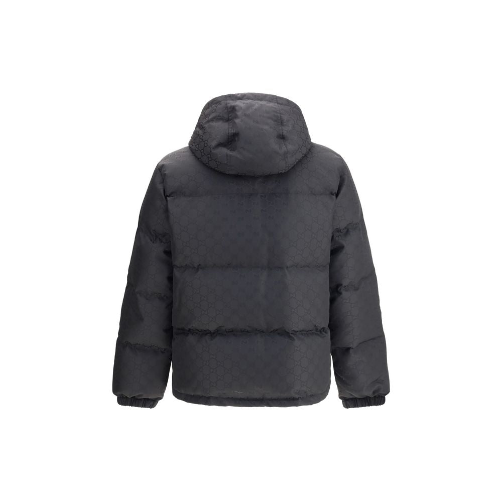 Gucci GG gemusterte wattierte Daunenjacke