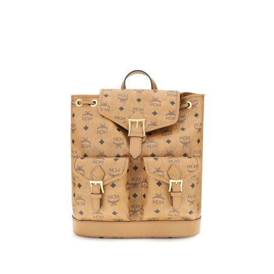 MCM Bedruckter Canvas-Rucksack