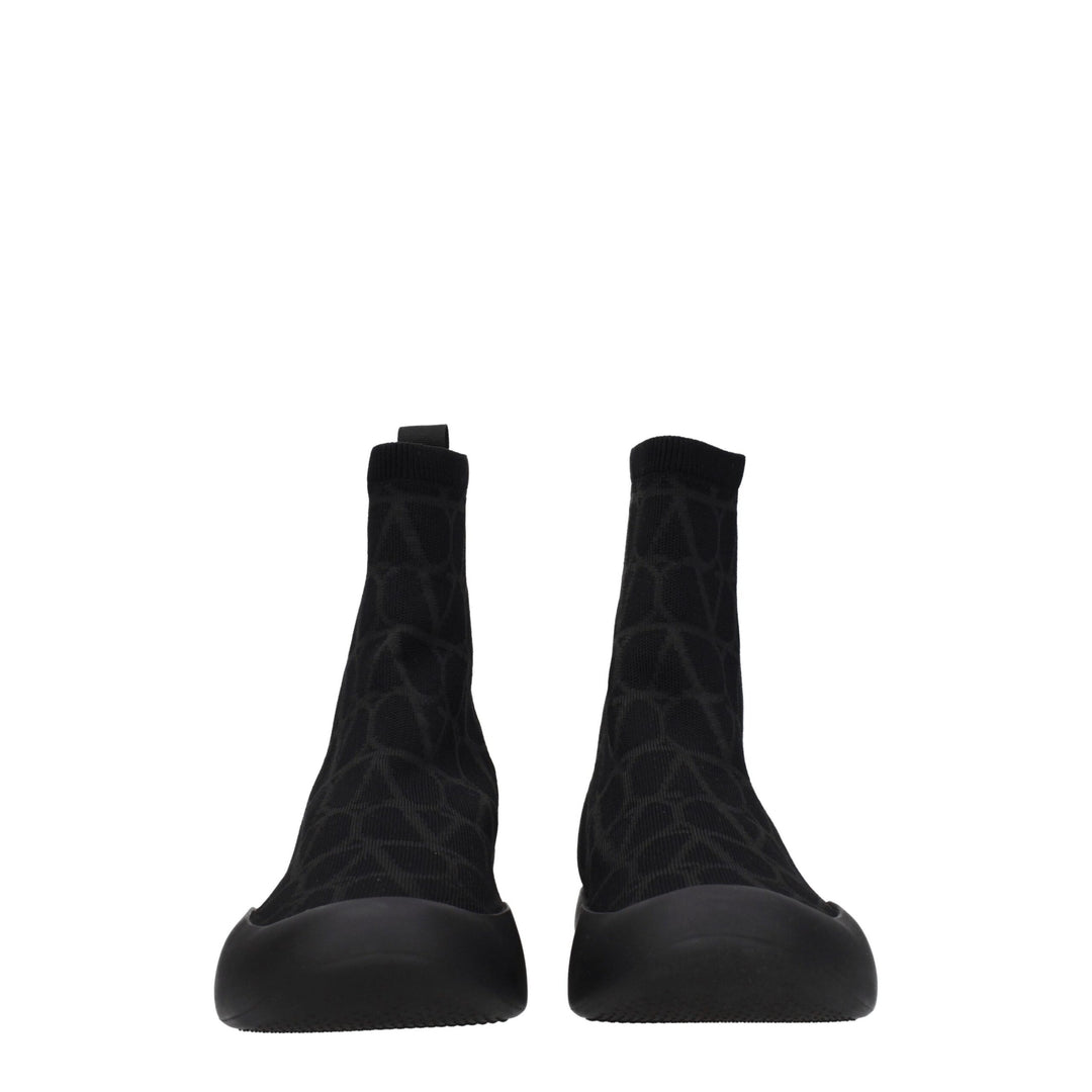 Valentino Garavani Schwarze Stoff-High-Tops