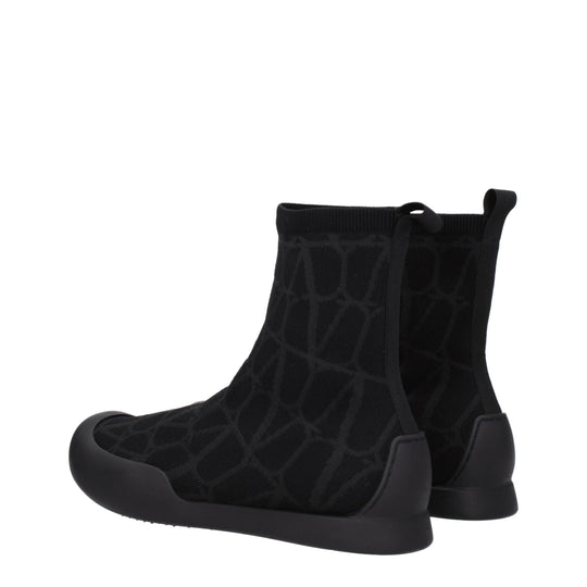 Valentino Garavani Schwarze Stoff-High-Tops