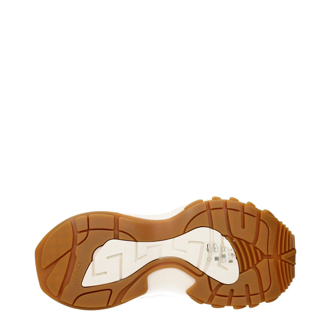 Versace Beige Stoff Chunky Sneakers