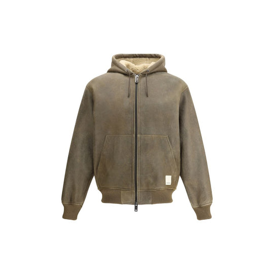 Emporio Armani Leder-Bomberjacke