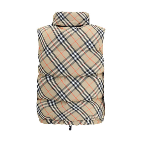 Burberry Karo-Weste Daunenjacke