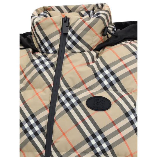 Burberry Karo-Weste Daunenjacke