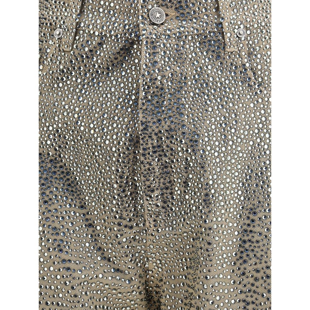 Golden Goose Crystal gerade Jeans