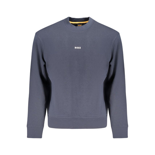 Hugo Boss Blauer Baumwollpullover für Männer