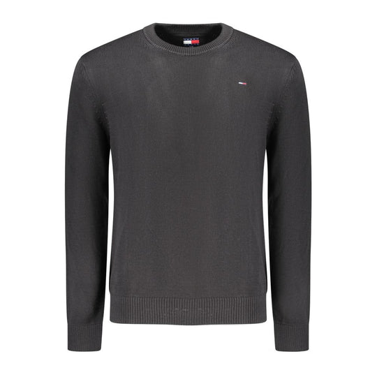 Tommy Hilfiger Schwarzer Baumwollpullover für Männer
