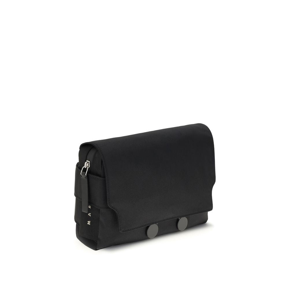 Marni Schwarze Polyamid-Clutch
