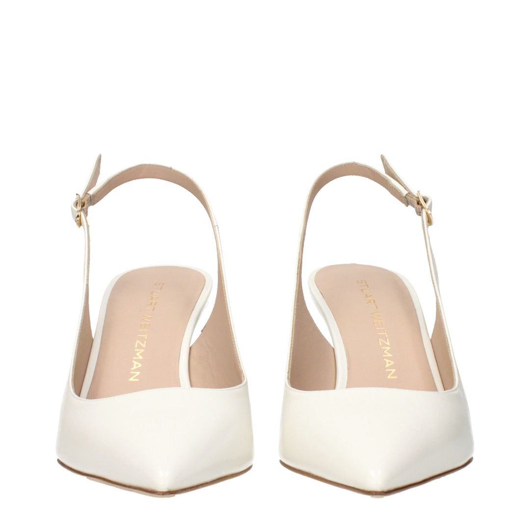 Stuart Weitzman Beige Leder High Heel Pumps