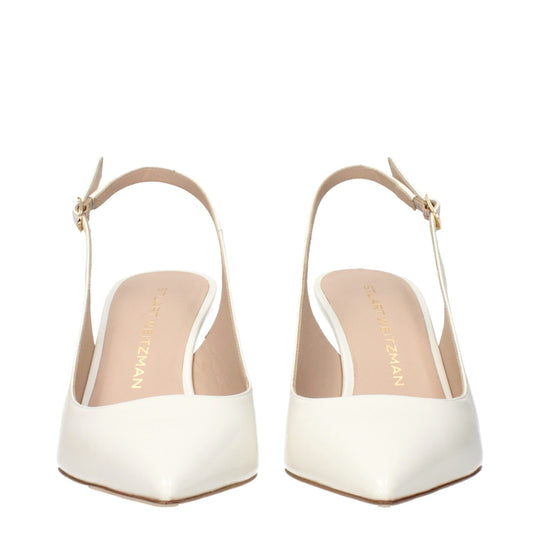 Stuart Weitzman Beige Leder High Heel Pumps