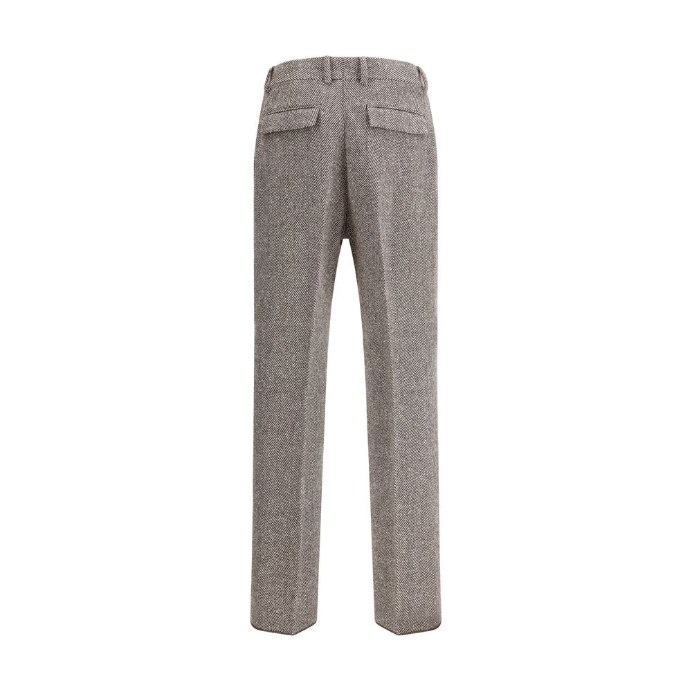 Ferragamo Weite Chevron-Hose