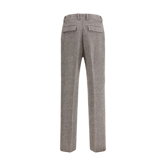 Ferragamo Weite Chevron-Hose