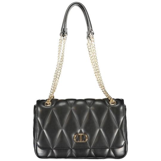 Twinset Schwarz Polyethylen Frauen Handtasche