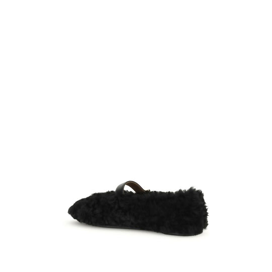 Ferragamo Gancini-beschmückte Ballerinas