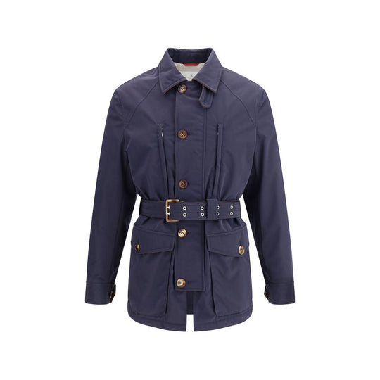 Brunello Cucinelli Jacke aus Nylon-Saharan mit Membran