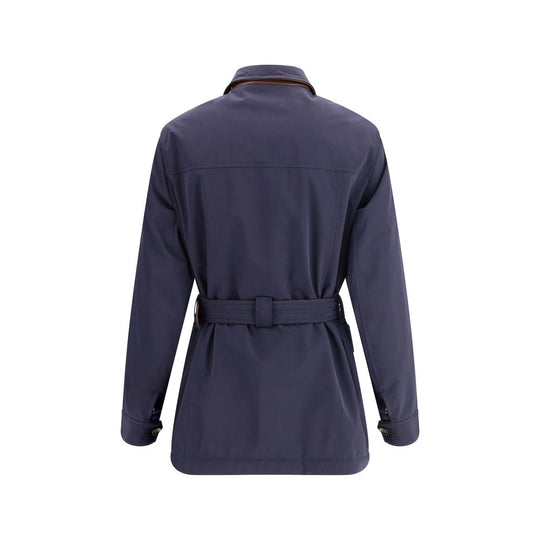 Brunello Cucinelli Jacke aus Nylon-Saharan mit Membran