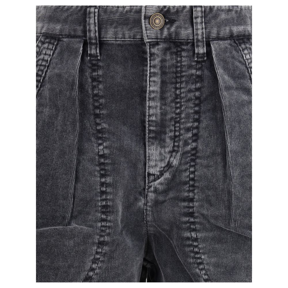 Marant Etoile Gerippte Samt-Hose