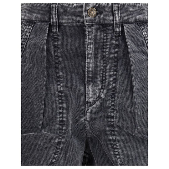 Marant Etoile Gerippte Samt-Hose