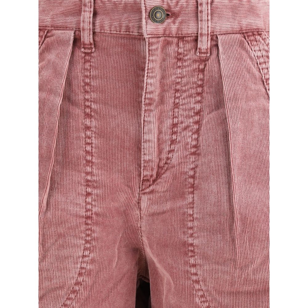 Marant Etoile Gerippte Samt-Hose