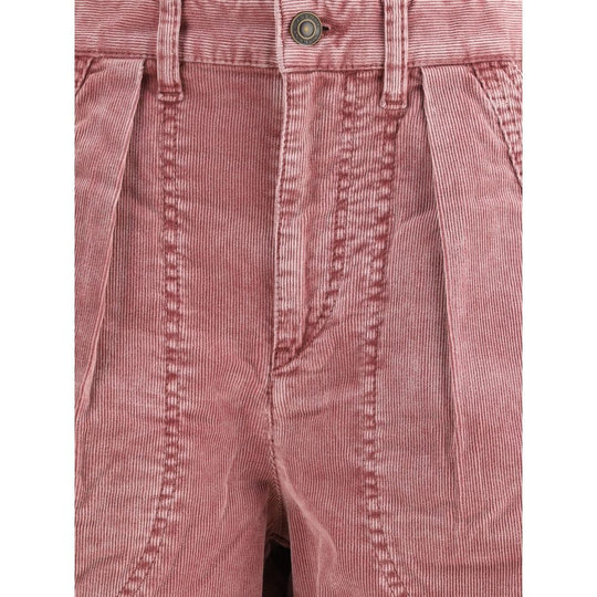 Marant Etoile Gerippte Samt-Hose
