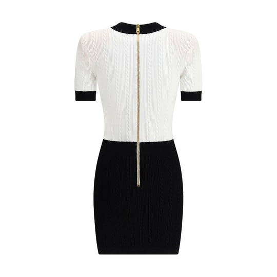 Balmain Midikleid mit Flechtmuster