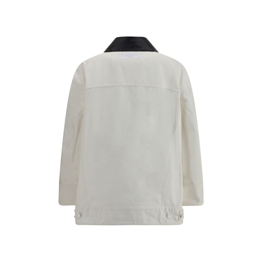Givenchy Jeansjacke mit Lederkragen