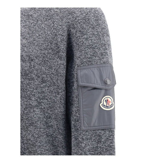 Moncler Pullover aus Moulinéwolle und Kaschmir