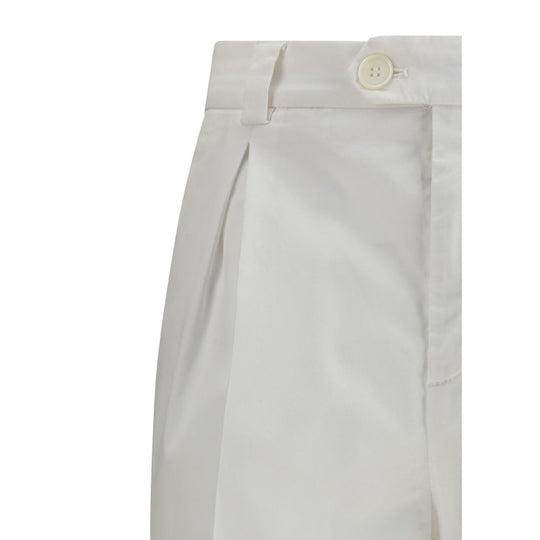Brunello Cucinelli Hose aus Baumwollgabardine