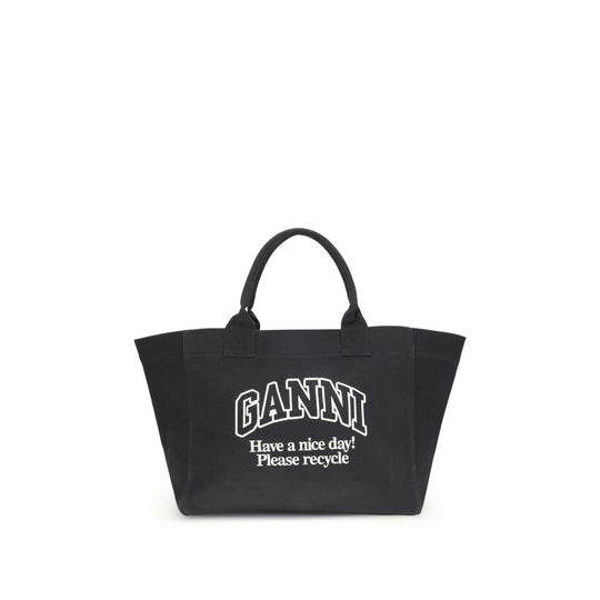 Ganni XXL-Tragetasche aus Segeltuch