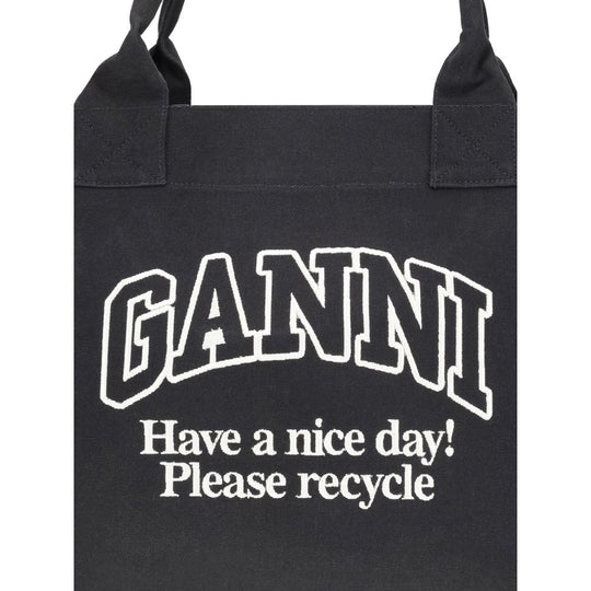 Ganni XXL-Tragetasche aus Segeltuch