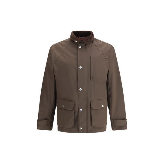 Brunello Cucinelli Stretchmembran-Nylonjacke