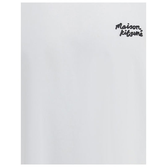 Maison Kitsuné T-Shirt mit kontrastierendem Logo