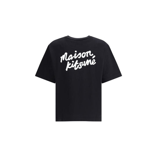 Maison Kitsuné T-Shirt mit kontrastierendem Logo