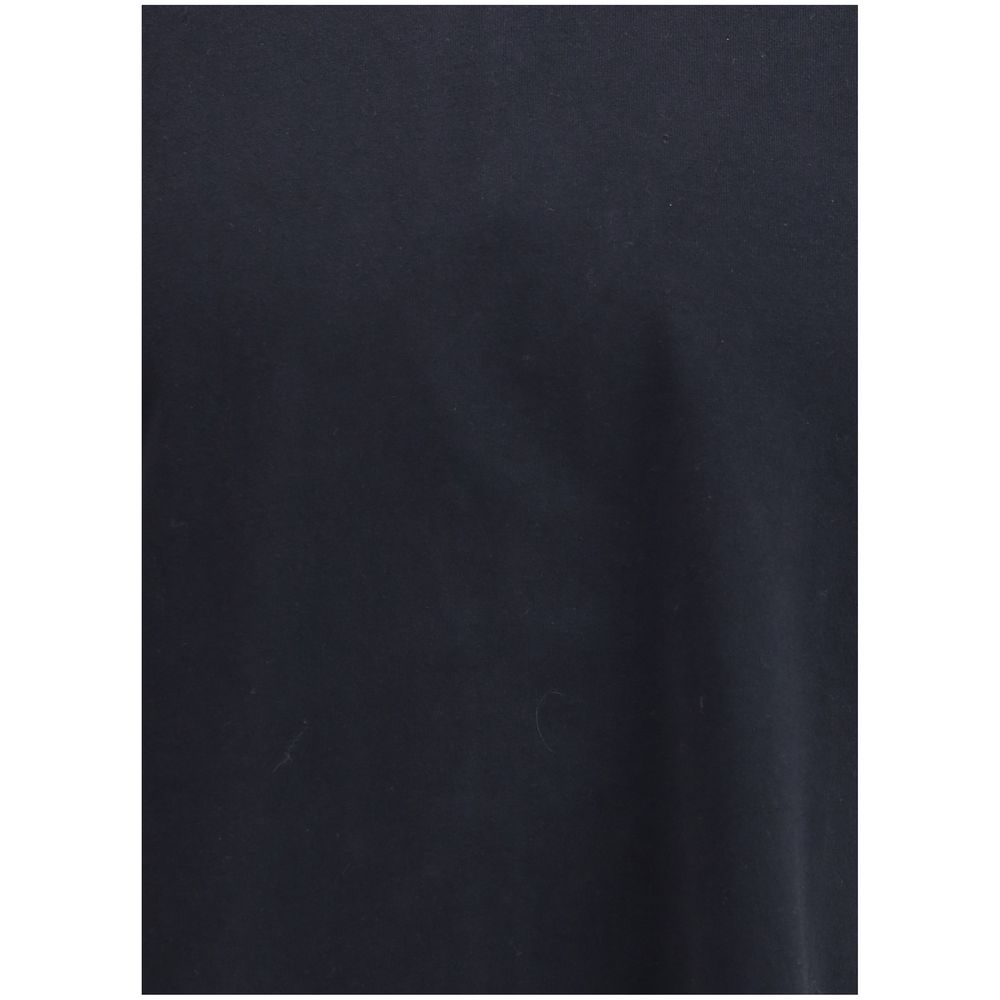 Maison Kitsuné T-Shirt aus Baumwolle mit Logoaufnäher