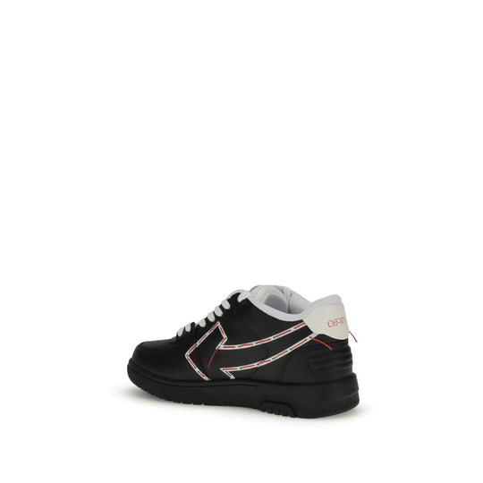 Off-White Genähte Pfeil-Sneakers