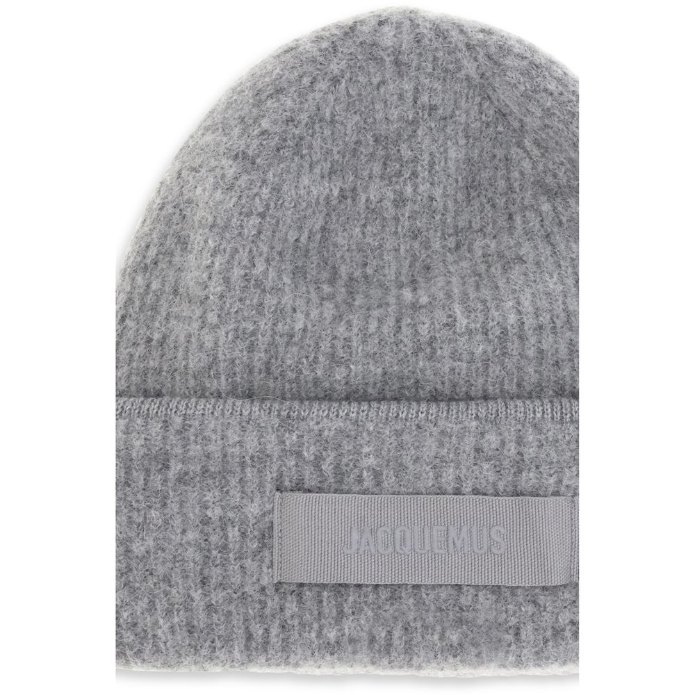 Jacquemus Gros Grain Gerippte Mütze