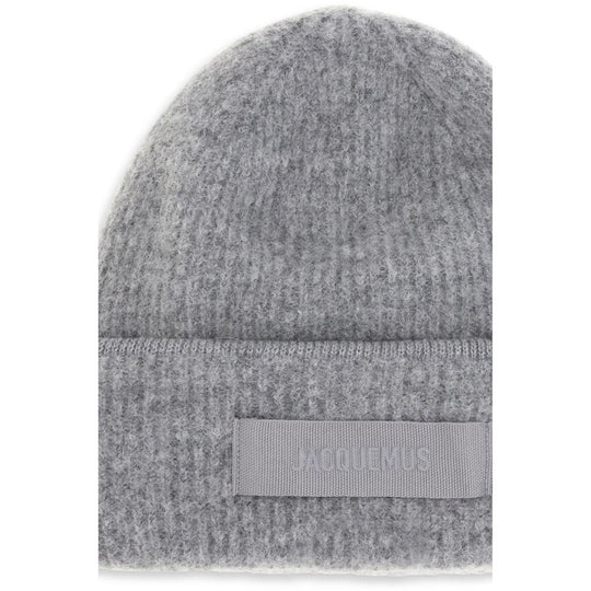 Jacquemus Gros Grain Gerippte Mütze