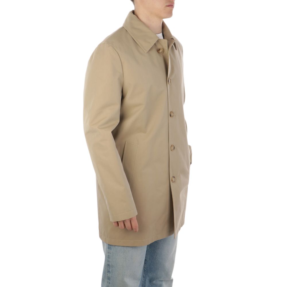 Aquascutum Beigefarbene Baumwolljacke